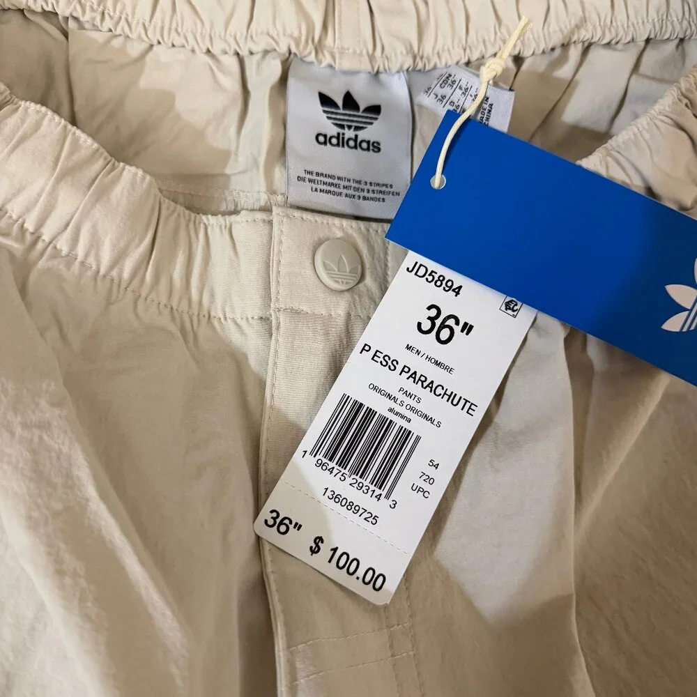 Adidas Premium Essentials Utility Parachute Pants 36